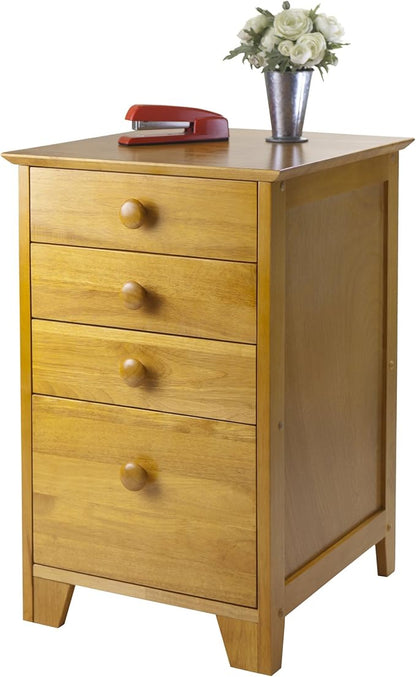 Winsome Studio File Cabinet, Honey