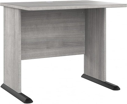 Bush Business Furniture Studio A Small Computer Desk, Commercial-Grade Gaming and Work Table for Home or Professional Office, 36W, Platinum Gray