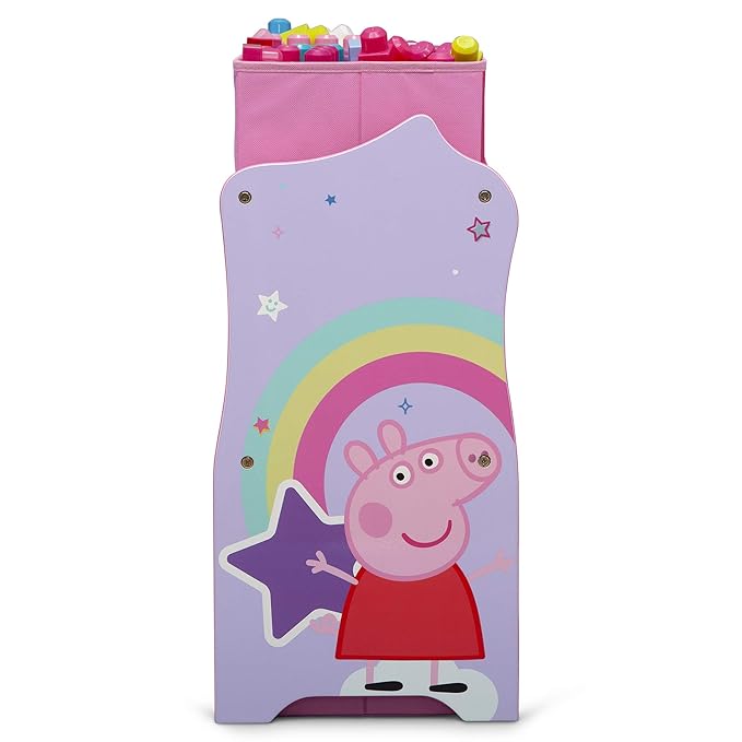 Delta Children Design & Store 6 Bin Toy Storage Organizer, Peppa Pig