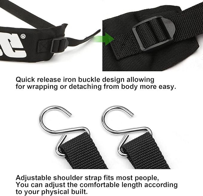 Backpack Blower Straps C061000110 for Echo Leaf Blower Shoulder Strap C061000111 PB-500 PB-265LN PB-403H PB-413H PB-460 PB-610 PB-620 PB-650 PB-755 Fits - 2 Pack