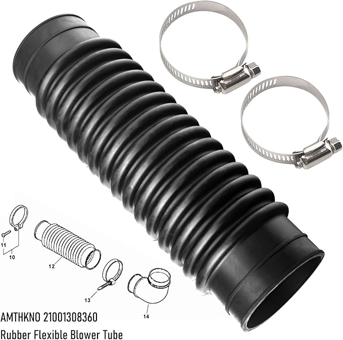 21001308360 Flexible Blower Tube Pipe W/Goggles for Echo PB-4600, PB-460LN, PB-461LN, PB-46HT, PB-46LN, PB-600, PB-6000 Backpack Blower - Replace 210013-08360, 21001308260