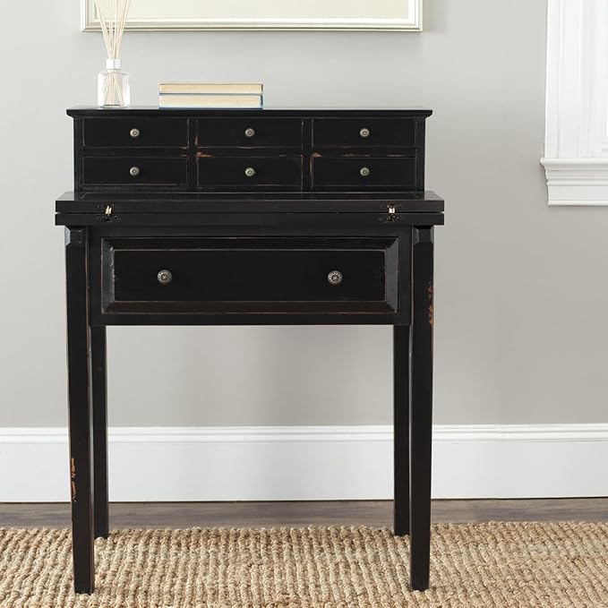 Safavieh American Homes Collection Abigail Egyptain Red and Oak Fold Down Desk