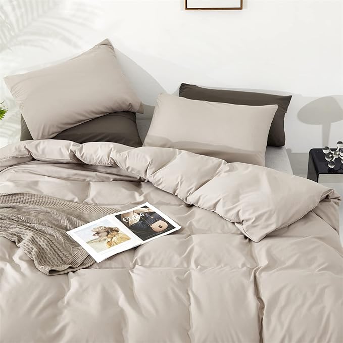 Light Khaki Comforter Set Cal King Size Khaki Comforter 3 Pieces Champagne Color California King Comforter Bedding Set Women Solid Khaki Cal King Bed Comforter Set