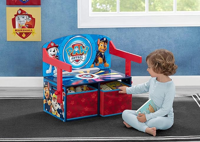 Delta Children Kids Convertible Activity Bench - Greenguard Gold Certified, Nick Jr. PAW Patrol