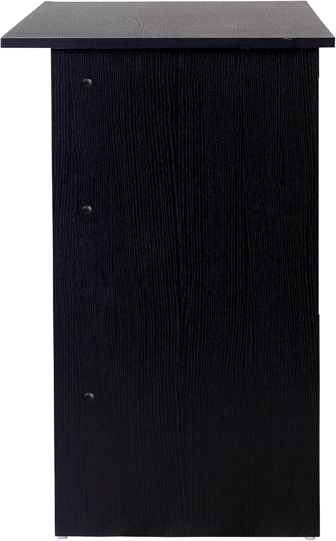 OneSpace Adina 2 Drawers Writing Desk, Black