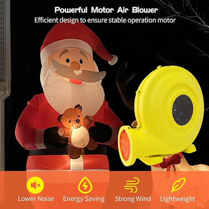 Inflatable Blower,1200W 1.5 HP Inflatable Bouncer Blower,Air Blower for Inflatables,Commercial Bounce House Blower for Bounce House,Inflatable Figures Outdoor Christmas Decorations