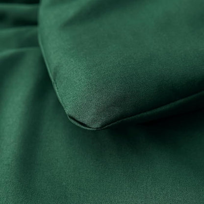 Comforter Set California King Size Dark Green 3 Pieces Boho Bed Comforter Sets Emerald Cal King Oversized Soft Lightweight Bedding Set for All Season (1 Comforter, 2 Pillowcases)