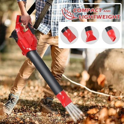 Flat Nozzle blower attachments fits for Milwaukee 2724-20 M18 Fuel Leaf Blower,Work for Milwaukee 2724-21 blower,Red(1 Pack, no Tool)