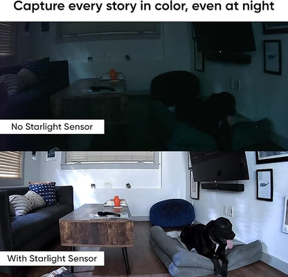 WYZE Cam Pan v2 1080p Pan/Tilt/Zoom Indoor Baby Monitoring Camera with Color Night Vision, Motion and Sound Detection, Home Security Camera Compatible with Alexa & Google Assistant