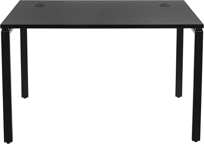 OSP Home Furnishings Prado Home Office Writing Desk, 48 Inches 30 Inches, 48-inches Wide x 30-inches High, Black