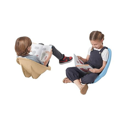 ECR4Kids Leaf Floor Seat, Rocker Chair, Earthtone, 6-Piece