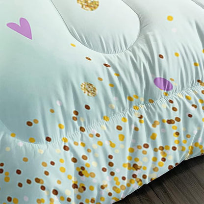 CVHOUSE Butterfly Bedding Set,Butterfly Comforter Twin,Butterfly Comforter Set for Girls Kids Teens,Butterflies Quilt Set with 1 Comforter and 2 Pillow Cases- 3 Piece