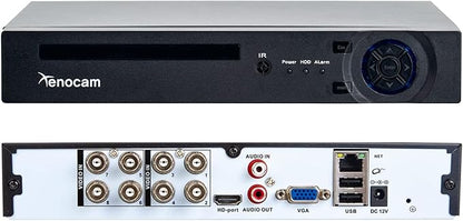 8CH 1080N Hybrid 5-in-1 AHD DVR (1080P NVR+1080N AHD+960H Analog+TVI+CVI) Standalone DVR CCTV Surveillance Security System Video Recorder Motion Detection HDD & Cameras not Included