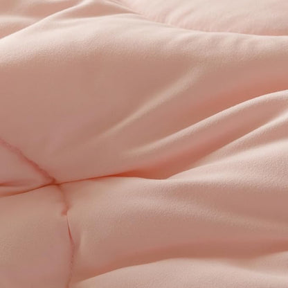Pink Flower Comforter California King Pink Sunflower Print Bed Cal King Comforter Set 3 PCs Dark Pink Floral Comforter Set for Women Girls Bedroom Decor All Season Hotel Quality Comforter