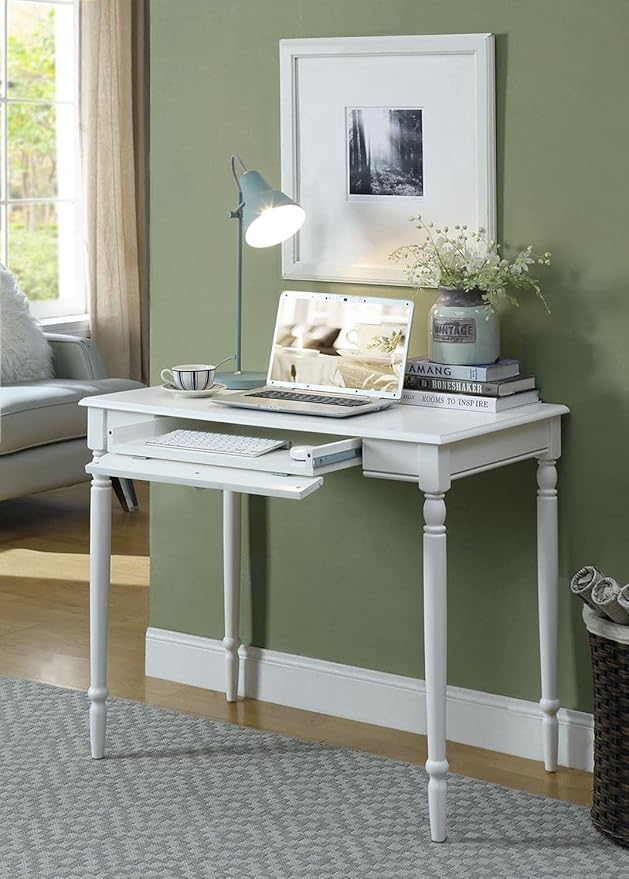 Convenience Concepts French Country Desk, White