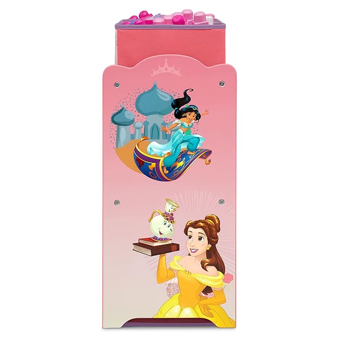 Delta Children Design & Store 6 Bin Toy Storage Organizer, Disney Princess