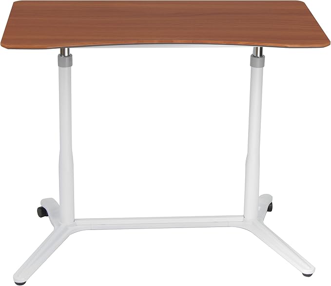 Calico Designs 51231 Sierra Height Adjustable Desk, White/Cherry, 37.5 Inch