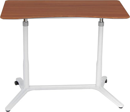 Calico Designs 51231 Sierra Height Adjustable Desk, White/Cherry, 37.5 Inch