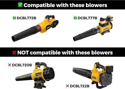 Stubby Car Drying Nozzle for DEWALT Leaf Blowers - 60V MAX (DCBL772B & DCBL777B)
