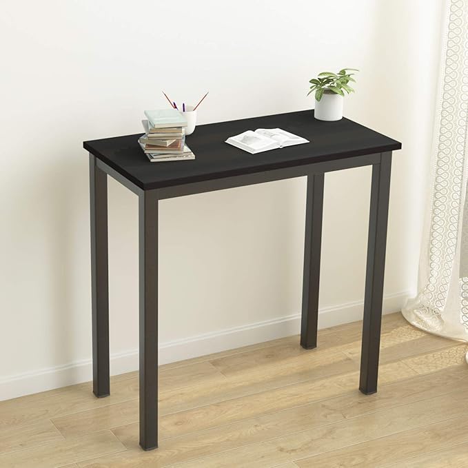 SogesGame Small Computer Desk, 31.5 inches Small Office Desk Computer Table Study Writing Desk Workstation for Home Office, Black