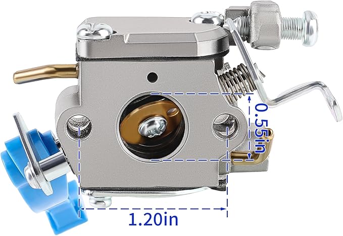 590460102 Carburetor for Husq 125B 125BX 125BVX Leaf Blower Trimmer for Zama C1Q-W37 Carb 545 08 18-11 581798001 545081811 545112101 with Air Filter Fuel Line Kit