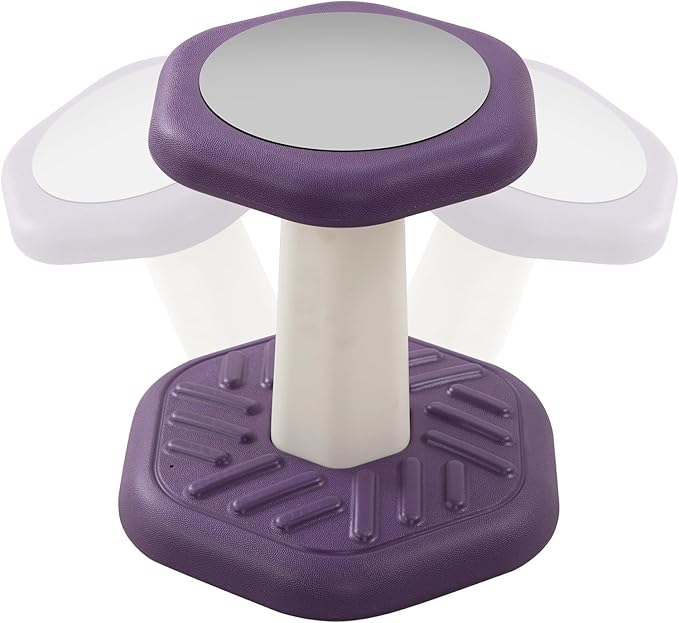 Wobble Chair for Kids, Wiggle Stool Flexible Seating Classroom, Improves Focus& Attention, Posture & ADHD Chair, Ages 3-8