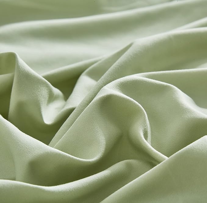 Light Green Comforter Set Twin Solid Sage Green Bedding Set Boys Lightweight Green Comforter Set Girls Soft Sage Green Blanket 3 PCs Durable Mint Comforter Set Twin Teens Sage Bed Comforter