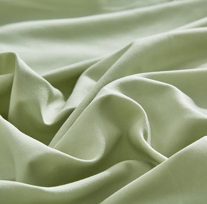 Sage Green Comforter Queen Light Green Bedding Set Soft Lightweight 3 Pieces Green Comforter Set 1 Queen Comforter (90x90 inches) with 2 Pillowcases (20x26 inches)