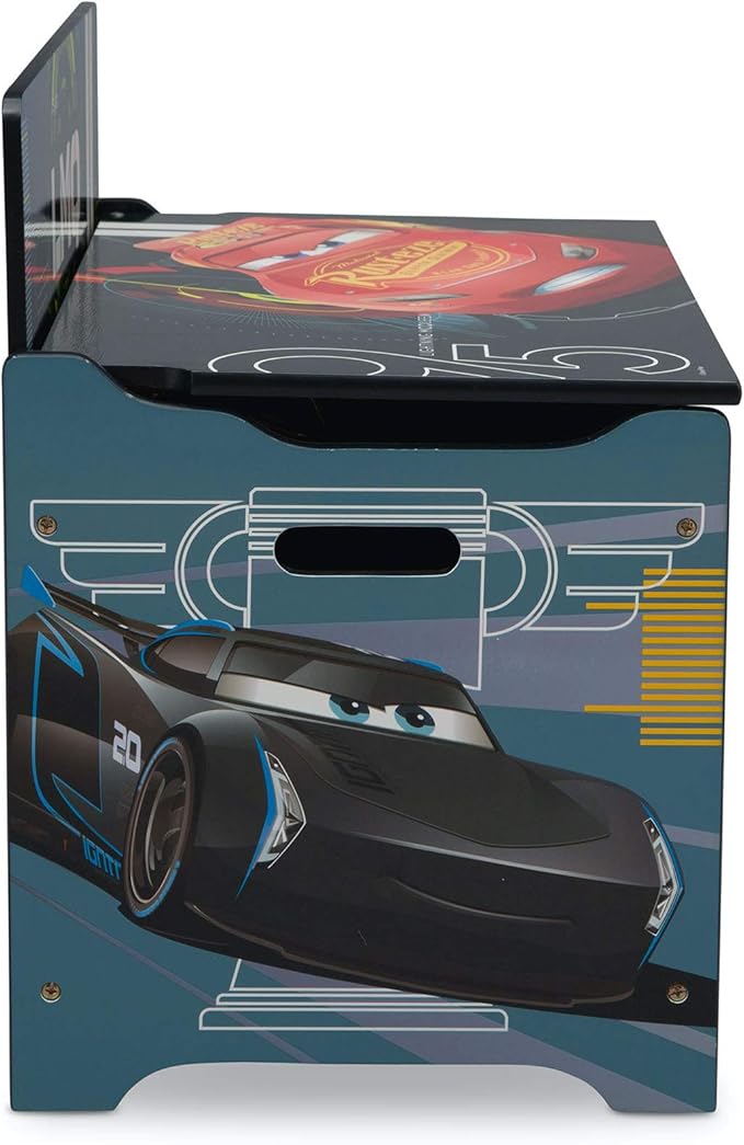 Delta Children Deluxe Toy Box, Disney/Pixar Cars