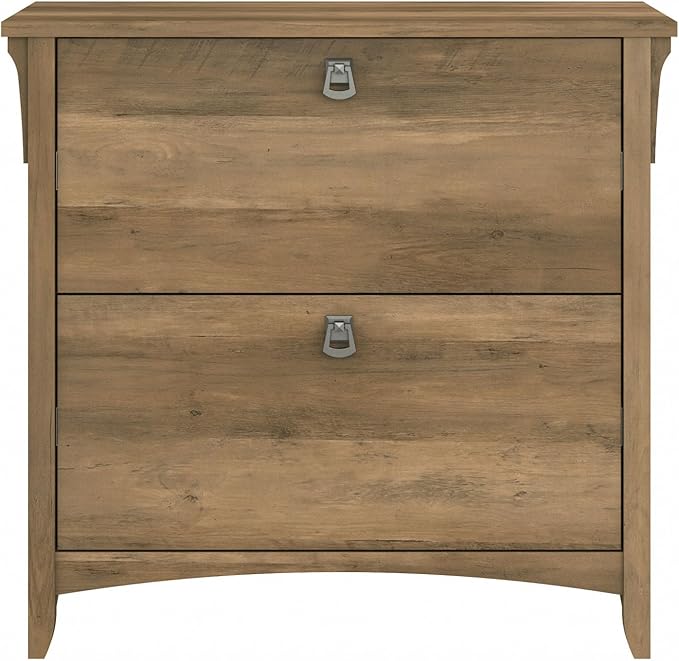 Bush SAF132RCP-03 Salinas 2-Drawer Lateral File Cabinet, Letter/Legal, Reclaimed Pine, 31.73-Inch