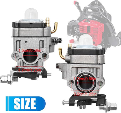 WYK-66 Carburetor with 544271501 Air Filter Replacement for RedMax Backpack Leaf Blower EB4300 EB4400 EB4401 EB431 EB7000 EB7001