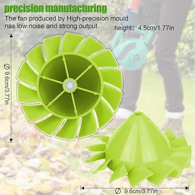 Blower Fan Replacement for Ryobi Leaf Blower 18V One+ P2108 & P21081 Cordless - Fan Blades Replacement Part # 529437004 529437003 529437001