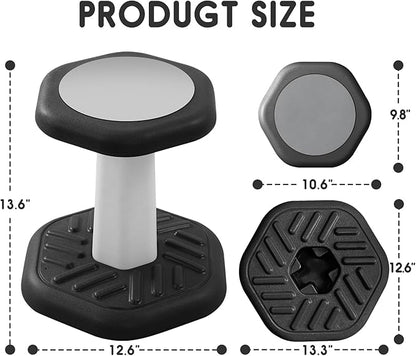 Wobble Chair for Kids, Wiggle Stool Flexible Seating Classroom, Improves Focus& Attention, Posture & ADHD Chair, Ages 3-8