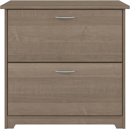 Bush WC31280 Cabot 2-Drawer Lateral File Cabinet, Letter/Legal, Ash Gray, 31-Inch