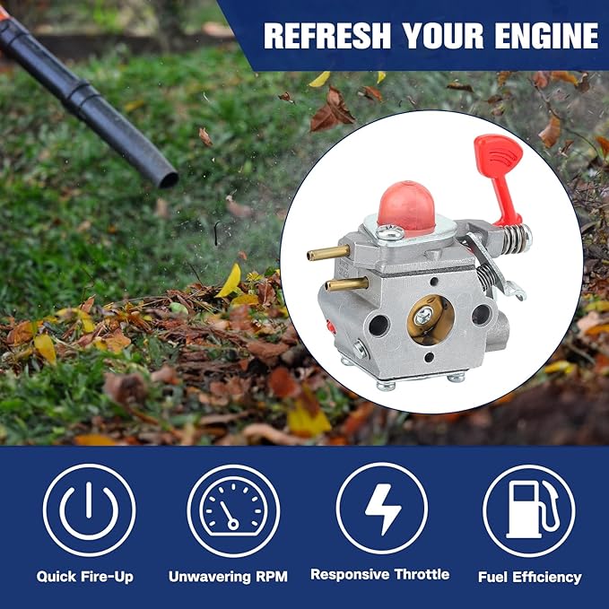 WT-875 545081855 Carburetor for Craftsman Poulan Pro 25CC Blower BVM200C BVM200VS P200C GBV325 P325 200mph Blower