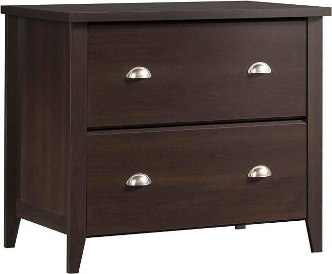 Sauder Summit Station 2-Drawer Lateral File Cabinet, L: 33.86" x W: 20.87" x H: 29.02", Cinnamon Cherry finish