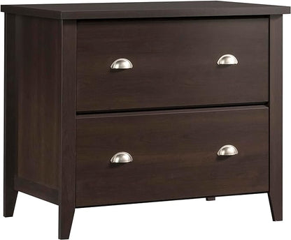 Sauder Summit Station 2-Drawer Lateral File Cabinet, L: 33.86" x W: 20.87" x H: 29.02", Cinnamon Cherry finish