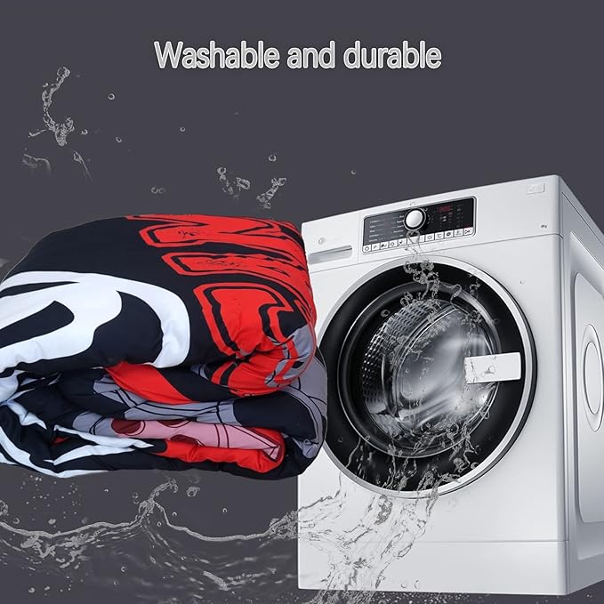 Sunnycitron Gamer Bedding Set for Boys Gamer Comforter sets Queen Gaming Bedding Kid's Comforter Set Boys Teen Gamepad Gaming Comforter,1 Comforter 2 Pillowcases