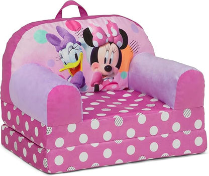 Delta Children Cozee Buddy Flip-Out Kids Chair, Minnie Mouse