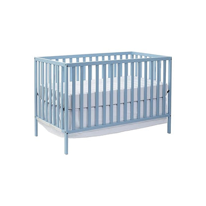 Suite Bebe Palmer 3 in 1 Convertible Crib - Quick Ship, Baby Blue