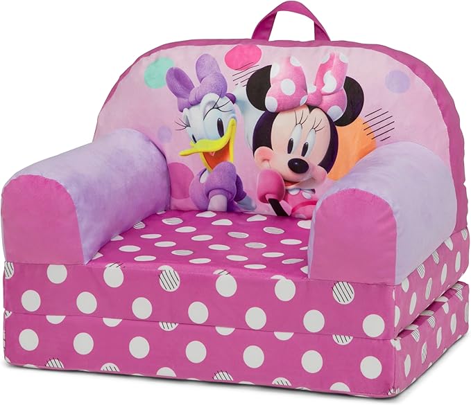 Delta Children Cozee Buddy Flip-Out Kids Chair, Minnie Mouse