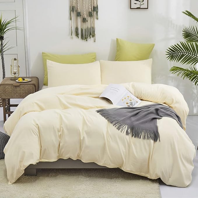 Light Yellow Comforter Set Full Ivory Bedding Set Beige Comforter Set Full Men Breathable Ivory Bedding Set Women Soft Off White Full Ivory Bedding Comforter Set Full Size Off White Comforter