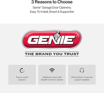 Genie QuietLift Connect – WiFi Smart Garage Door Opener with Added Wireless Keypad, ¾ HPC Smart Belt Drive – Compatible with Alexa and Google Assistant, Model 3053-TKV