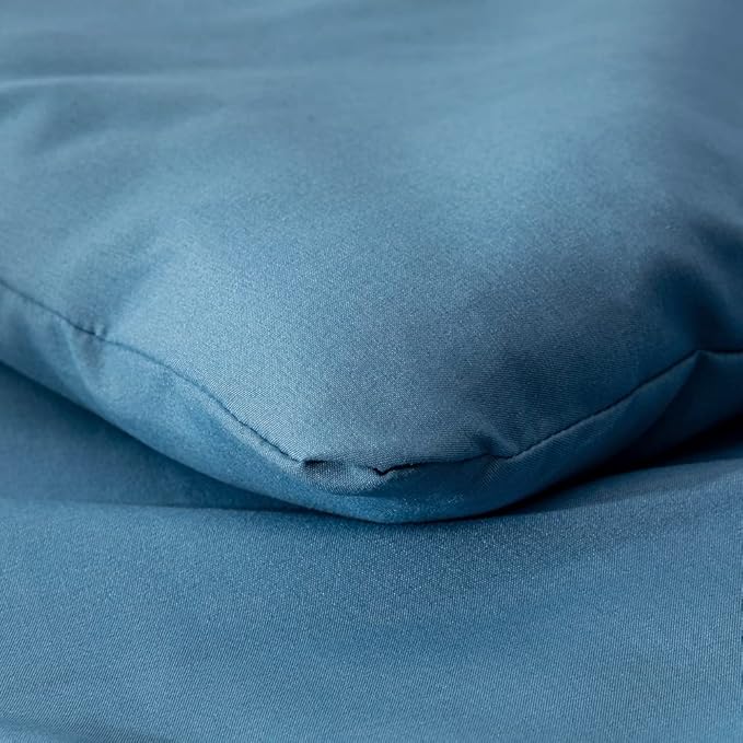 Lake Blue Comforter Set Cal King Solid Blue Bedding Quilt Set Men Bright Blue Blanket Adult Lightweight Breathable Durable Royal Blue Comforter Set Women Bed Comforter Set Breathable Bedding