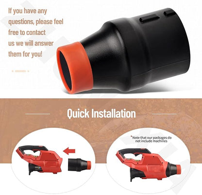 Car Drying Nozzle for Milwaukee M18 Fuel Single Battery 2724-20 2728-20 M18 Leaf Blowers, Car Drying Nozzle for Milwaukee Leaf Blowers with Red Soft Tip Cover