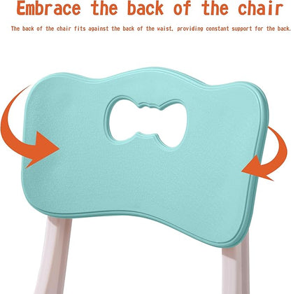 Kids' Desk Chairs Adjustable Height is Suitable for Children's Chairs Used in Families, Schools and Day-Care Between 2-10 Years Old The Max Bearing Capacity is 220LB(5PCS-Blue)