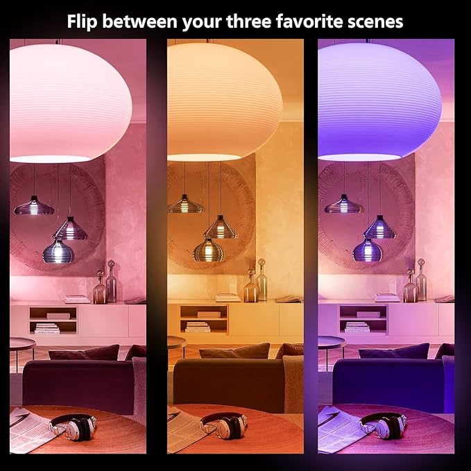Philips Hue Wall Switch Module, White - 2 Pack - Indoor - Keeps Hue Smart Lights Reachable When Switch is Off - Requires Hue Lights and Hue Bridge