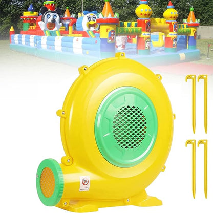 Air Blower 950 Watts with 4M Wire, 2600Pa Pump Fan Commercial Inflatable Bounce House Blower, Used for Inflatable Bouncy Castle and Jump Slides (950W,1.25HP)