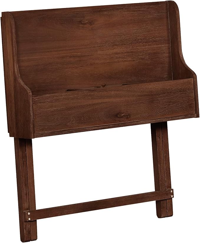 Linon Mable Folding Desk, Walnut