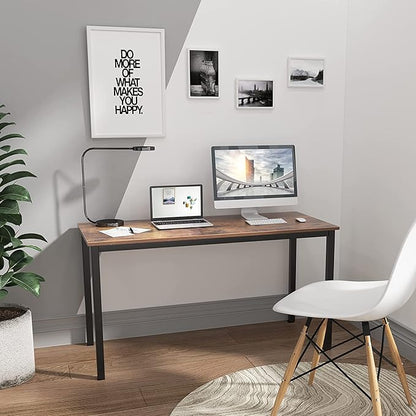 SogesGame Computer Desk,63 inch Desk& Workstations for Home Office, Writing Study Corner Desk,Modern Simple Style Laptop Table,Easy to Assemble